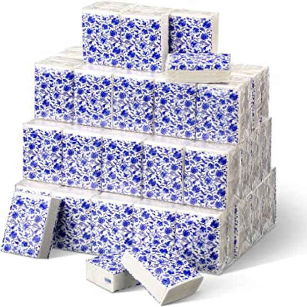 Many Packs of Travel Size Tissues